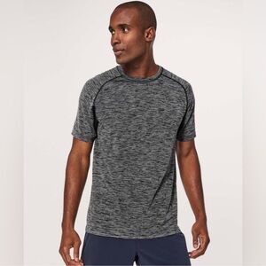 Lululemon Metal Vent Tech  Heather Black Get Outside Sweaty